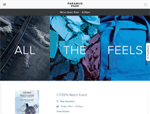 Tablet Screenshot of paramuspark.com
